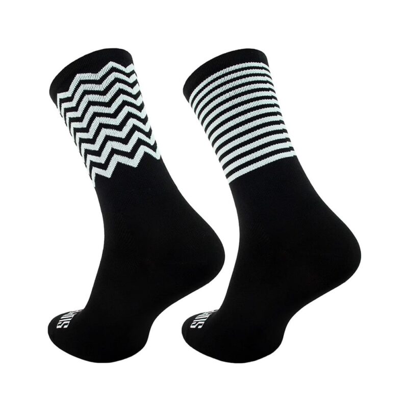 Cycling socks ZIG-ZAG STRIPES - Image 2