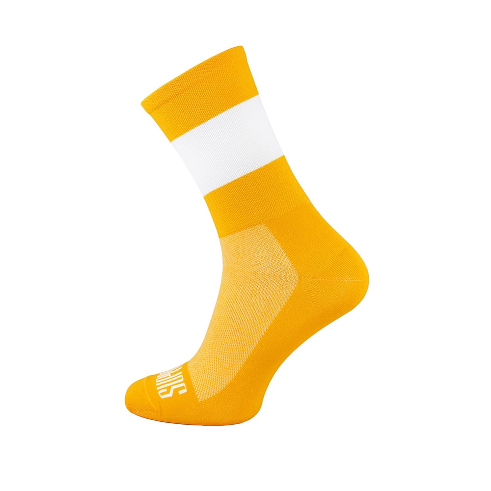 Skarpetki kolarskie BLOCK'S YELLOW - obrazek 4